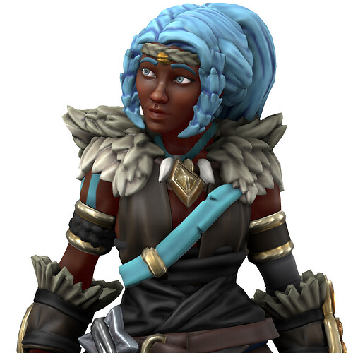 Barbra the Raider My FE Lord-Portrait