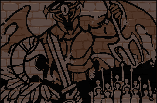 Ruin Painting CG