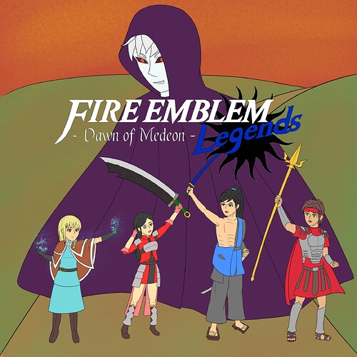 Dawn of Medeon Box Art, by DarkL1224