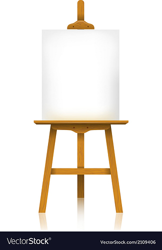 easel-with-a-blank-canvas-vector-2109406