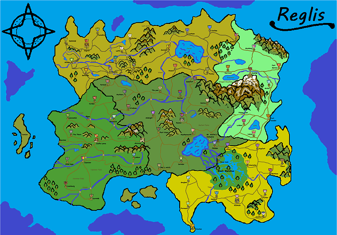 World map (Detailed)