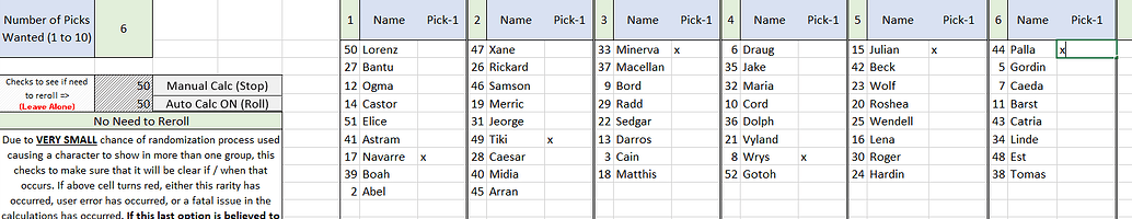 Daft's Singleplayer Draft Maker [v1.0] [Excel] - Resources - Fire ...