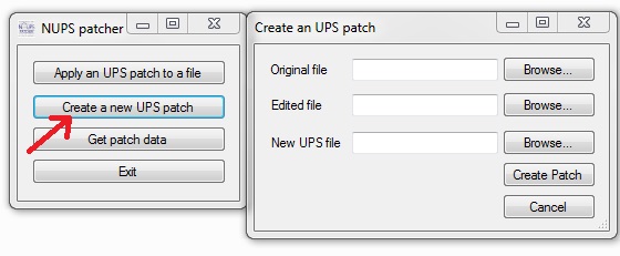 nups patcher the patch does not match the file