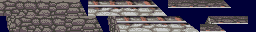 Dark Cobblestone Train Tracks