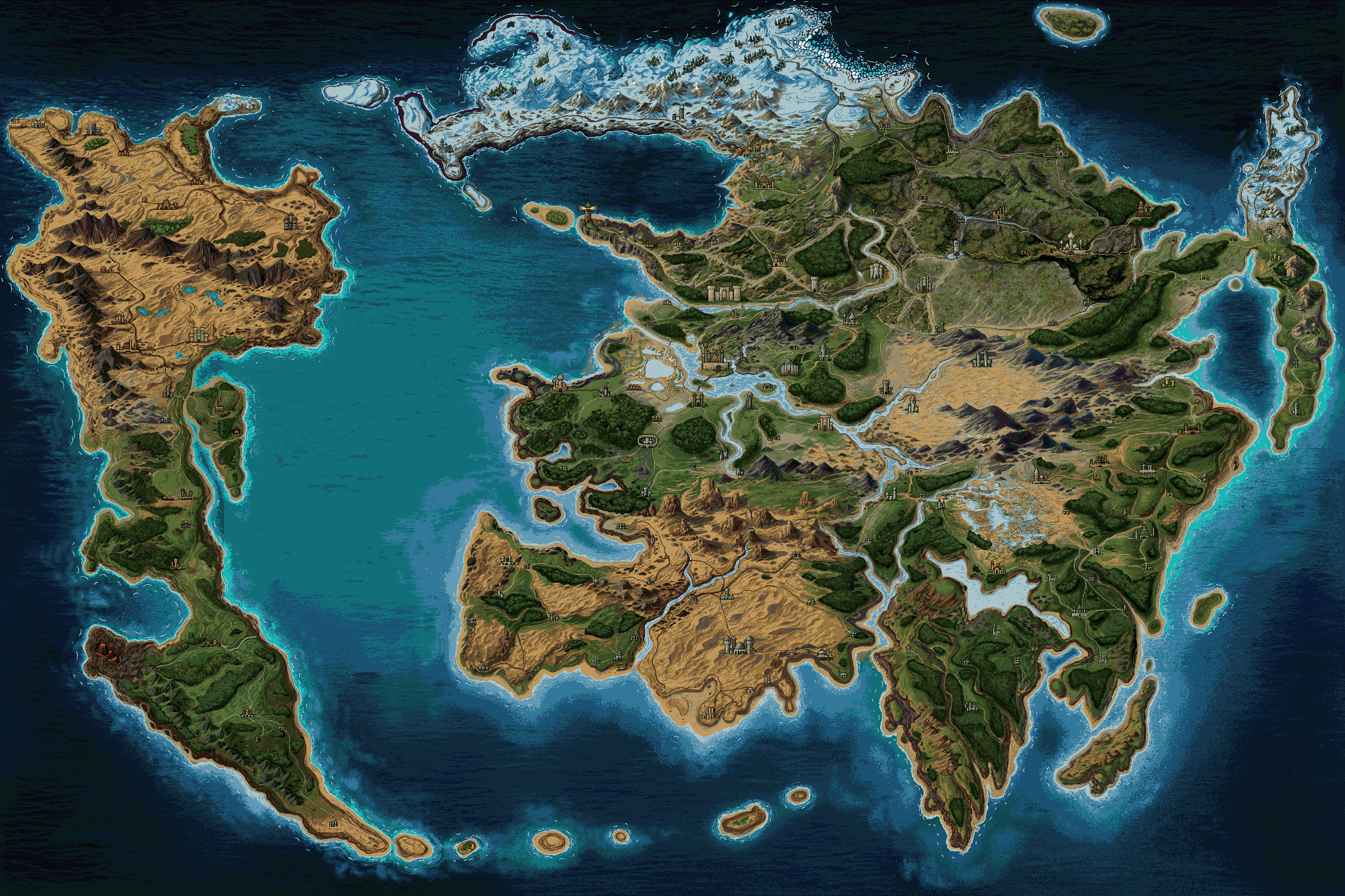 pixel-world-map