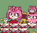 Amy Rose (Original Outfit, Hammer) -FC-