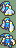 Sage (F) White Robe {Estra}-stand