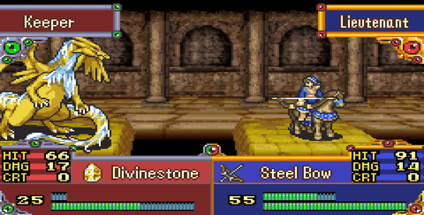 Lieutenant vs Divine Dragon