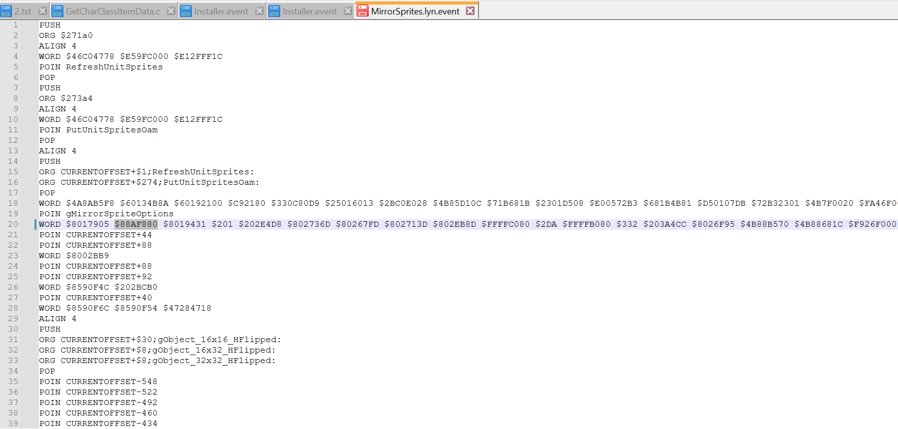 Sprite Table Code Contro's Code Collection - Page 3 - Resources - Fire Emblem Universe