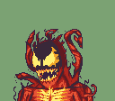Ultimate Carnage Eyes and glow