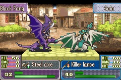 Fire Emblem (Mistakes) Battle Screen