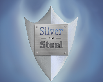 silver and steel logo tiny