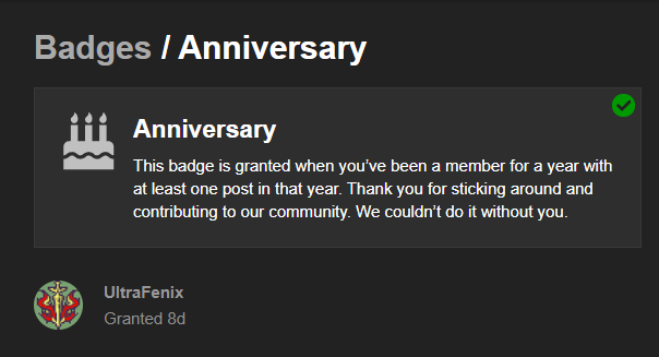 one year