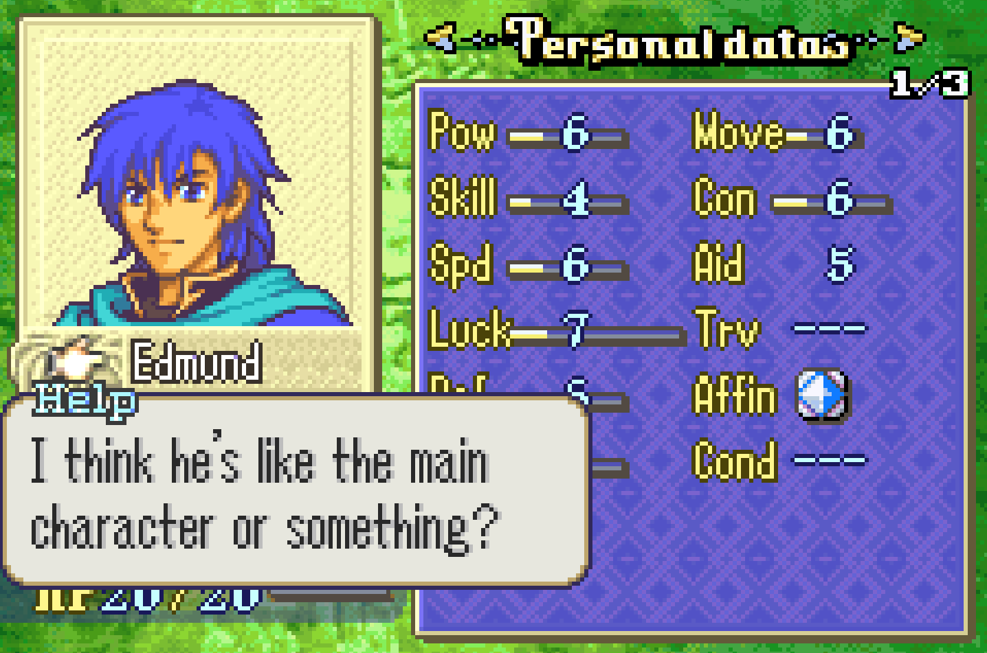 main character