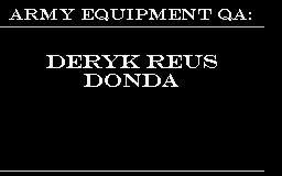 3. OP - Army Equipment QA